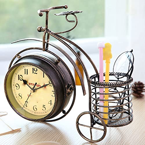 Horloge de vélo rétro silencieuse : dites adieu aux bruits de tic-tac dans votre bureau