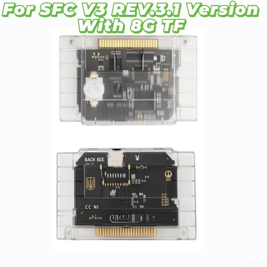 3000-in-1 Spielkarte für SNES SFC Konsole Schwarz(For JPN EU Black) | 3000 vorinstallierte Klassiker, plug-and-play, kompatibel mit für snes/SFC, schwarzes Design, sofortiges Spielen