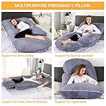 Chilling-Home-Pregnancy-Pillows-for-Sleeping-U-Shaped-Body-Pillow-Pregnant-Pillows-for-Sleeping-Full-Body-Pillow-Pregnancy-Must-Haves-Maternity-Pillows-55-in-Pregnancy-Body-Pillow-with-Velvet-Cover
