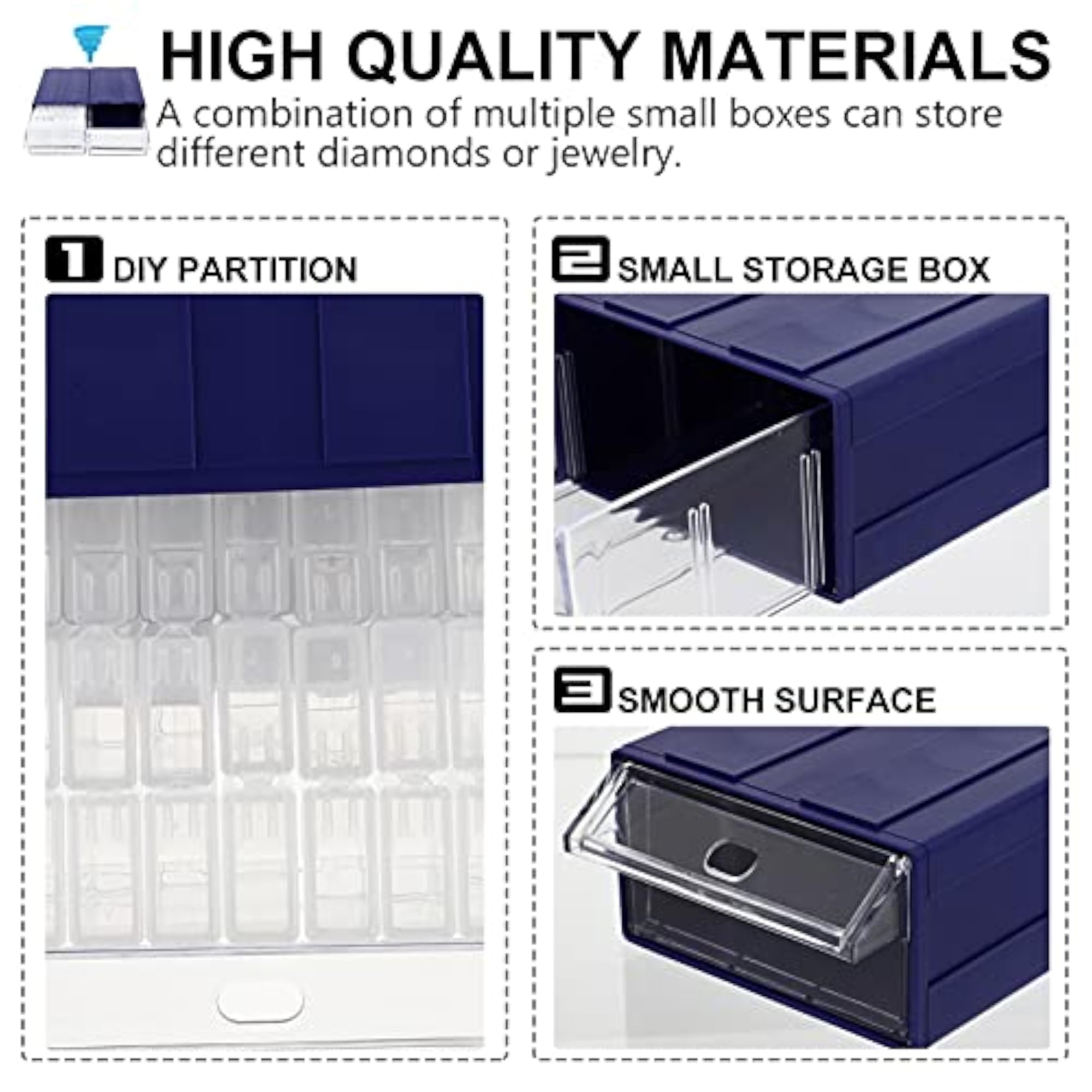 Storage Containers Diamonds Organizer Case