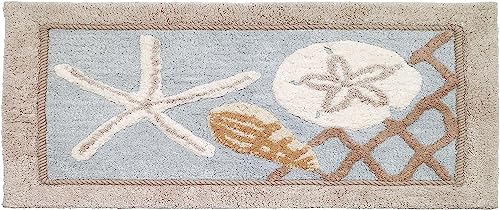 Avanti Linens - Coastal Bathroom Rug 24x60, Soft & Absorbent Cotton
