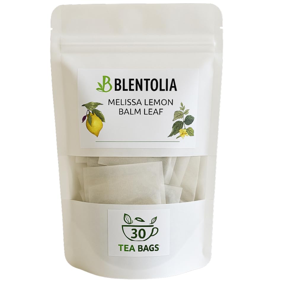 Blentolia Lemon Balm Tea – Melissa Officinalis Herbal Tea Bags – ...