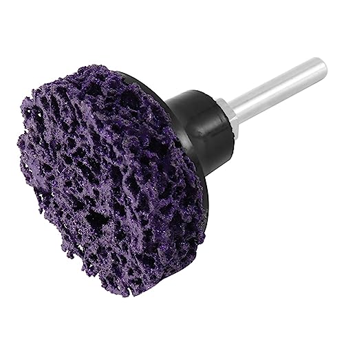 50PCS 2 Inch 50Mm Quick Change Easy Strip & Clean Discs Purple for Paint Removal Surface Prep with 2 Holder