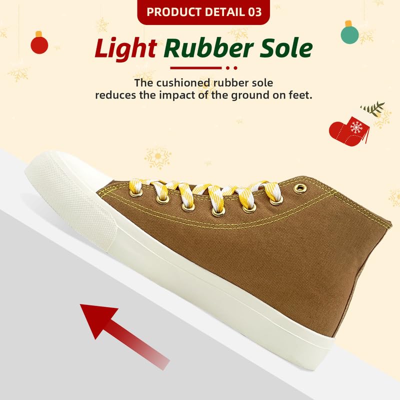 Canvas High Top Shoes for Women Men Fashion High Top Lace Up Sneakers Womens Mens Canvas Shoes Casual Tennis Walking Shoes Comfortable Breathable4