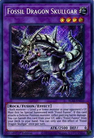 Fossil Dragon Skullgar - BLAR-EN010 - Secret Rare - 1 edición