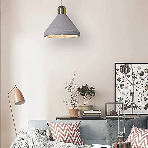 Lámpara de techo colgante loft industrial para iluminación interior gris 3
