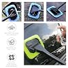 KVAEY Car Windshield Cleaning Tool, Microfiber Window Cleaner with 4 Washable Reusable Cloth Pad & Extendable Handle, Auto Glass Cleaning Kit with Spray Bottle for Glass Wiper