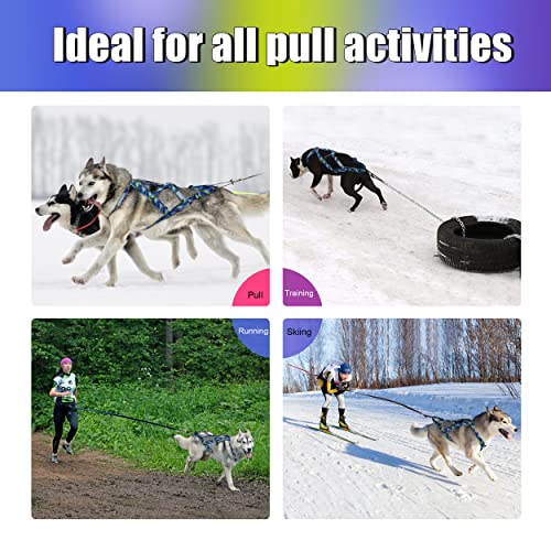 Pet Artist YWH138DBLUE-L Dog Weight Pulling Harness,Speed Training,Work Out Dog Sled Harness thumb #5