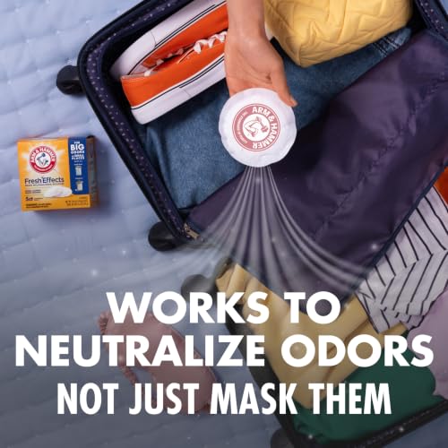 ARM & HAMMER Fresh Effects Odor Neutralizing Baking Soda Pouches, 5 Count, White - image 7