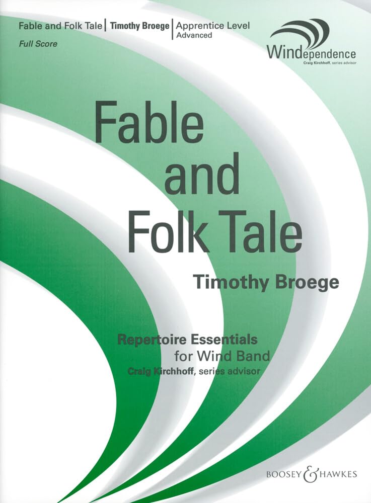 Fable and Folk Tale: wind band. Partition.