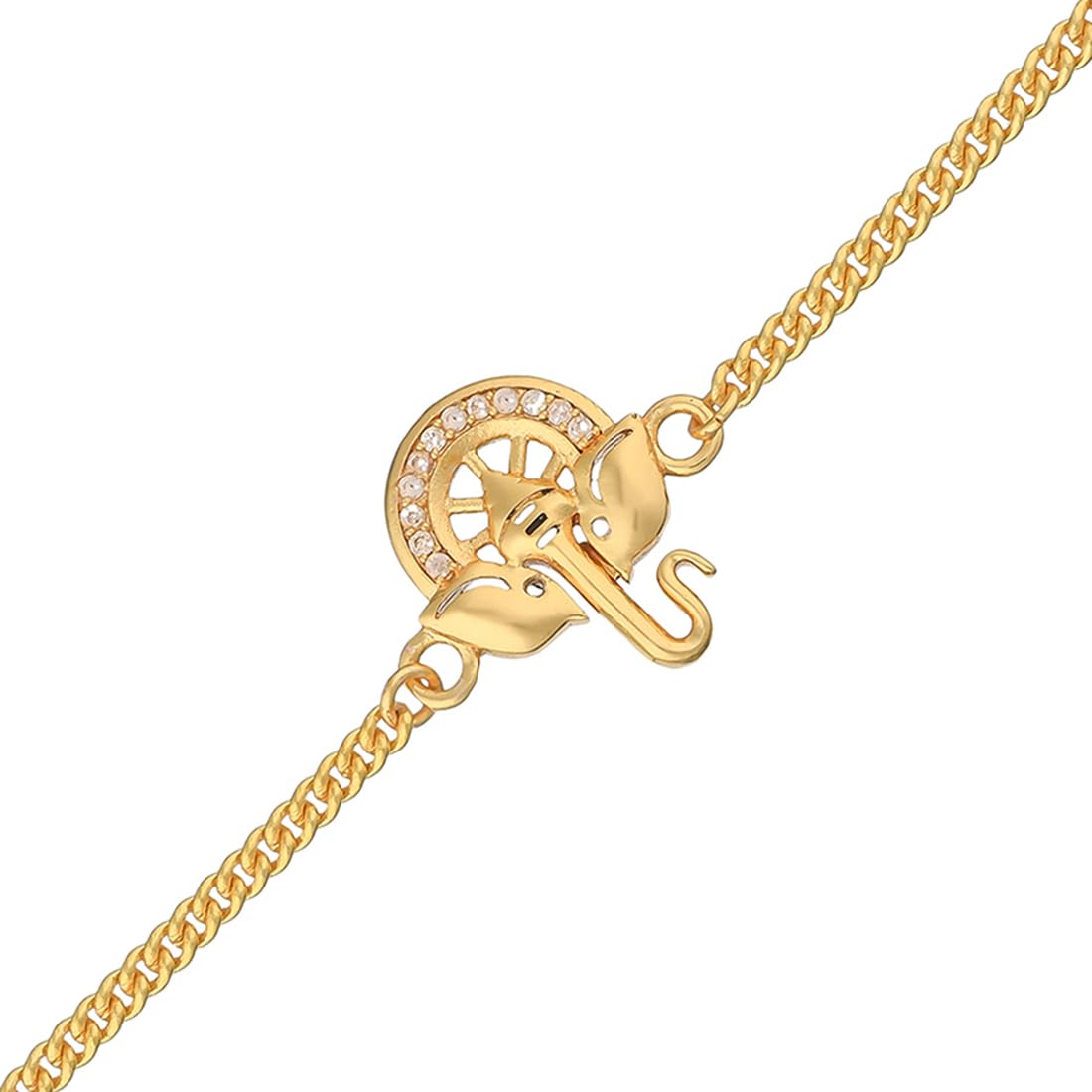 See full amazon price history chart for VOYLLA Gold Tone Style Rakhi Bracelet|Rakhi For Brother| VOYLLA Gold Tone Style Rakhi Bracelet|Rakhi For Brother| (B0B5RLBMTC) Amazon Price History, Amazon Price Tracker