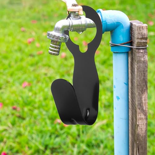 Support pour tuyau arrosage extensible au mur de terrasse et garage
