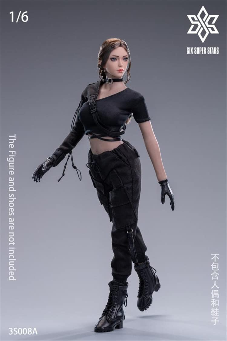 1/6フィギュア用衣装ブラックダークツールユニフォームセットCC224 NEW Amazon | [TOYBARJAPAN] 1/6スケール アクションフィギュア用 3STOYS