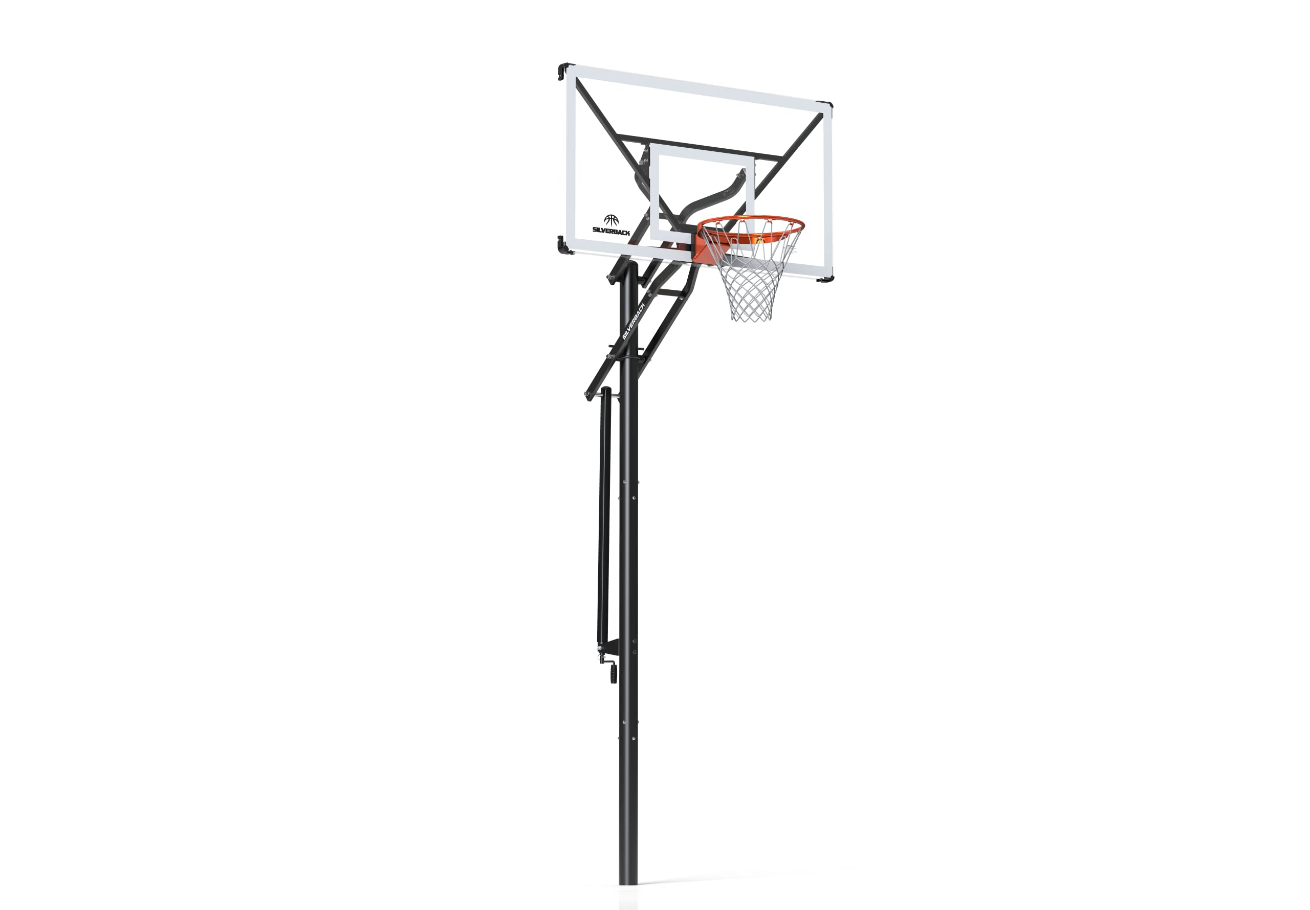 Silverback NXT 54" and NXT 60" In-Ground Basketball Hoops with Adjustable-Height Basketball Goal Backboard and QuickPlay Design