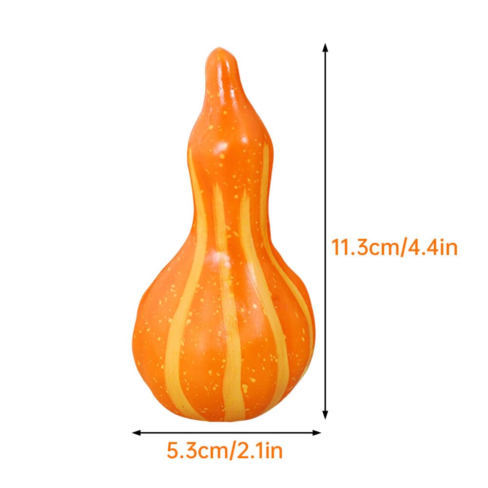Zcargel Foam Pumpkin Props 10PCS Artificial Pumpkin Decoration Simulation Pumpkin Ornament Outdoor Faux Vegetable Pumpkins Model for Fall Autumn Halloween Thanksgiving Decorations