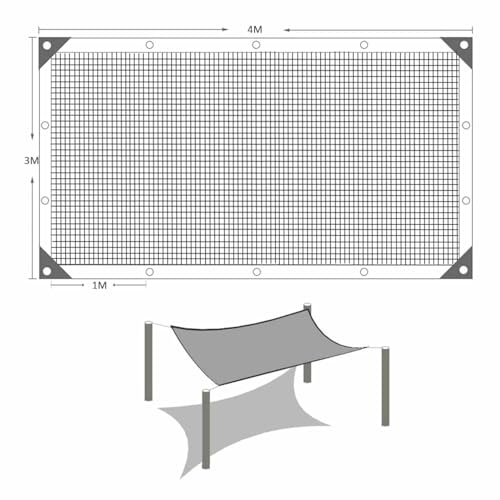 Filet d'ombrage haute densité résistant pour structures extérieures - 8