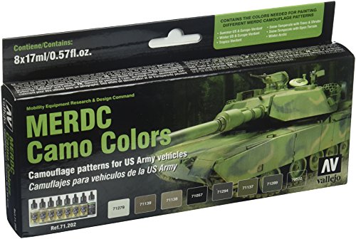 Vallejo Peinture MERDC Camo Colors peindre un camouflage militaire réaliste facilement