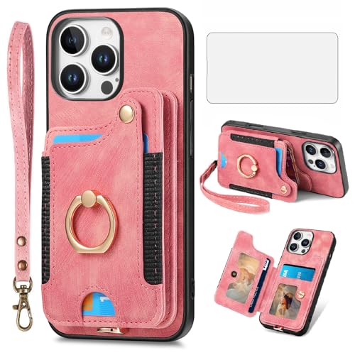 Coque iPhone 16 Pro anti-chute avec protège-écran pour éviter les réparations