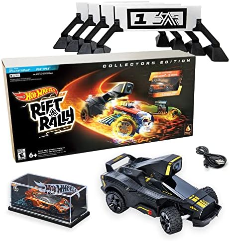 Hot Wheels: Rift Rally - Mixed Reality Driving Game - 140+ Legendary Hot Wheels - Multiple Game Modes - Customizable In-home Track - For PS 4/5, iPhone, iPad (Chameleon RC Supercar Collectors Edition)