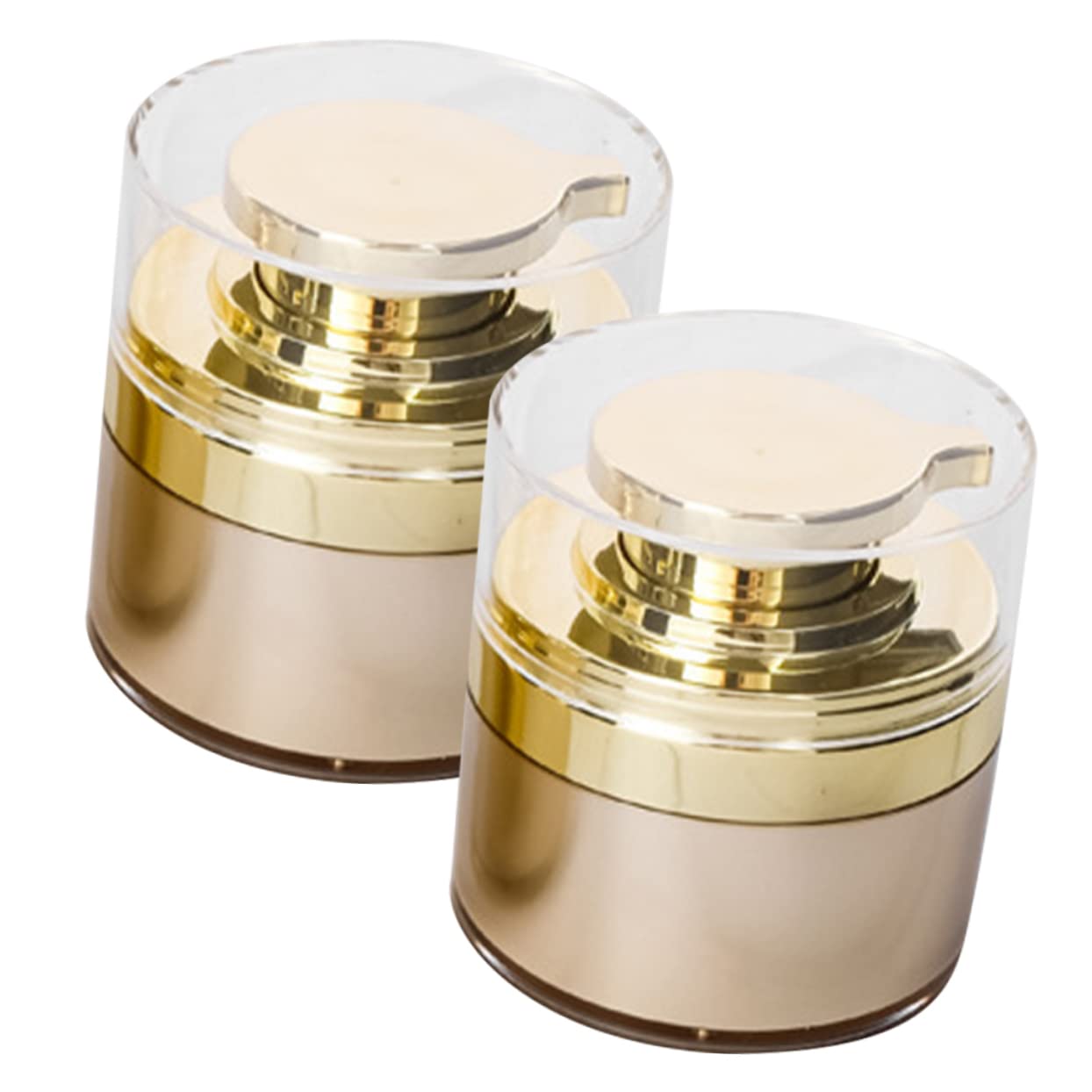 Beaupretty 5 Sätze Teiliges Vakuum Gesichtscreme Tiegel Nachfüllbare Reise Lotionpumpe Langlebiger Kosmetischer Pumpbehälter Für Cremes Body Butter Und Pflegeprodukte 2 Stück * 5