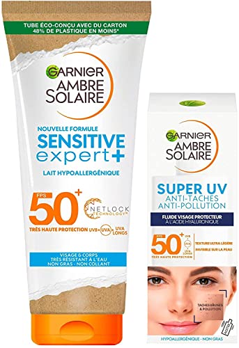 Garnier Ambre Solaire Routine Protection Solaire Visage & Corps Sensitive Expert+ - vue 2