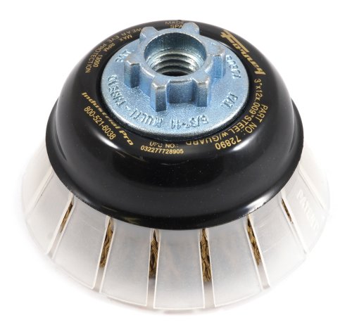 Forney 72890 Wire Cup Brush, Cable Crimped Wire, Industrial Pro 3