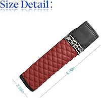 Vista 2 de zipelo - 2 piezas de fundas para cinturón de seguridad de auto, almohadillas de cuero transpirable para el hombro que protegen tu cuello