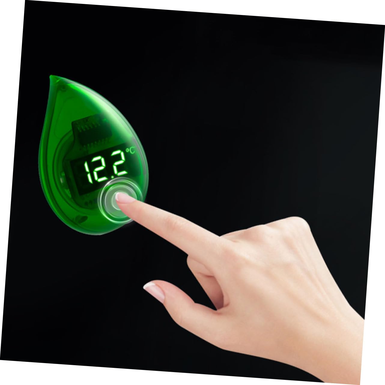 OFFSCH Mini Thermometer for Fish Tank Digital Aquarium Supply Reptile Tank Temperature Monitor