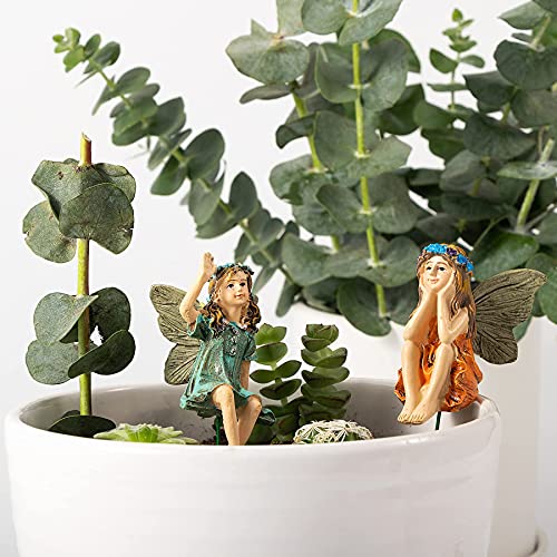 Sugar House Miniatur-Feenfigur Tammy – Sitzende Feenstatue Für Feengarten, 5,1 Cm Hoch