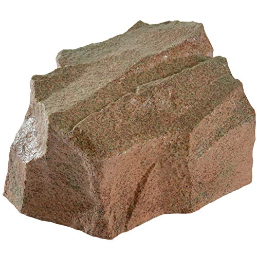 Grosse Roche pour La Décoration De Paysage - Artificielle, Fausse Pierre pour Le Jardin Et Arrière-Cour - Faux Rocher pour Cacher Les Utilitaires de Jardin, Couverture (S-4) (Rouge) Cover