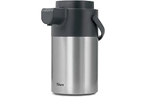 Tiken Durable Thermal Coffee Dispenser with Pump and Push Button - Coffee...