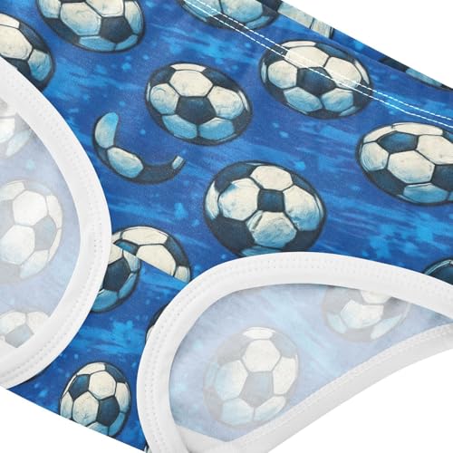 Joisal Cute Soccer Balls Blue Girls Underwear Toddler 2t Cotton Girl Panties Cute Animals Undies Kids Briefs4