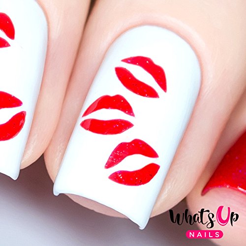 Kiss Nail Art Stencils