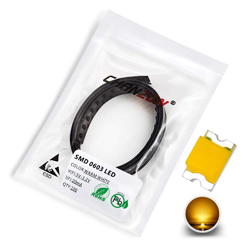 SMD LEDs 0603 Eisblau MakerMind 100 SMD LEDs 0603 – Eisblau, Winzig & Hell, Perfekt Für DIY-Modellbau