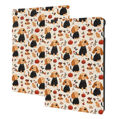 Housse iPad 10.2 motif chiot mignon compatible iPad 9/8/7e génération