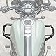 Motorrad Sturzbügel Rahmen Motorschutz Stoßstange Autobahn Kompatibel mit Vulcan S 650 VN650 EN650 2015 2016 2017 2018 2019 2020 2021 2022 2023 2024 2025 Motorschutzbügel Kraftstofftank Fallschutz