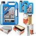 Produktbild Inspektionspaket Wartungspaket Filterset mit 7 L Motoröl Longtime High Tech 5W-30, Ölfilter, Luftfilter, Kraftstofffilter, Innenraumfilter (Aktivkohle), Verschlussschraube