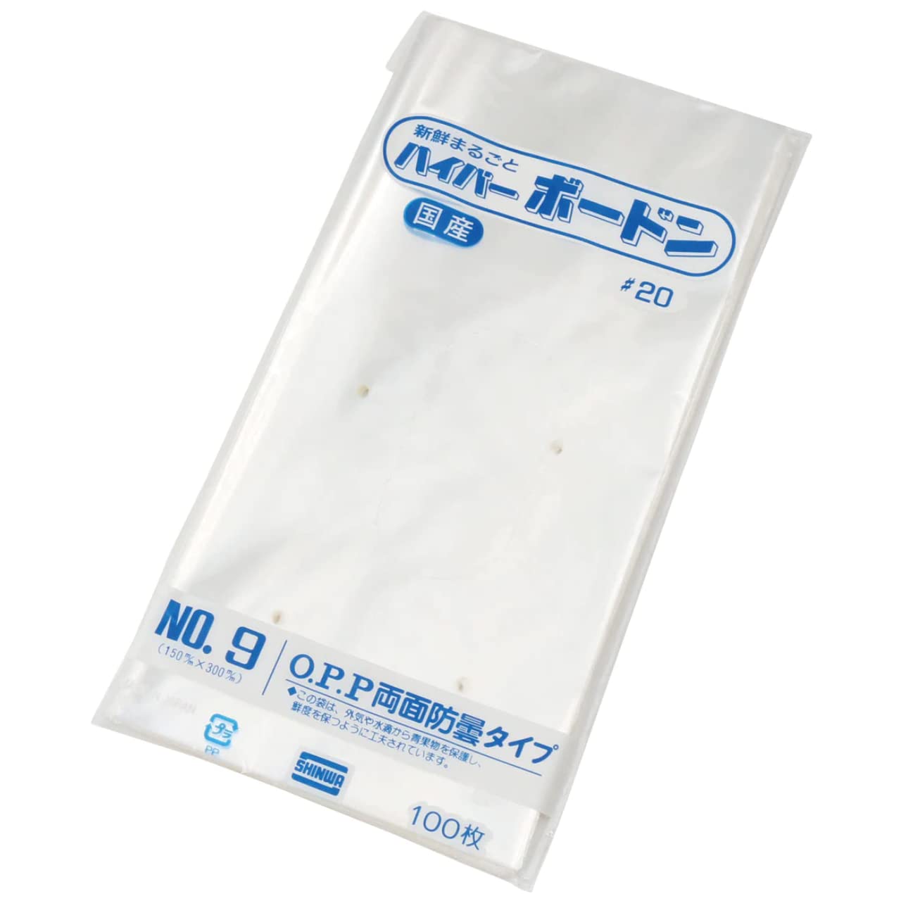Amazon.co.jp: 信和 OPP ハイパーボードン 規格袋 #20 100枚入