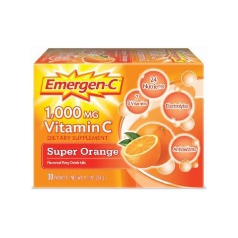 EmergenC Super Orange 30 Packs (Pack of 4) by Emer'gen-C Cover