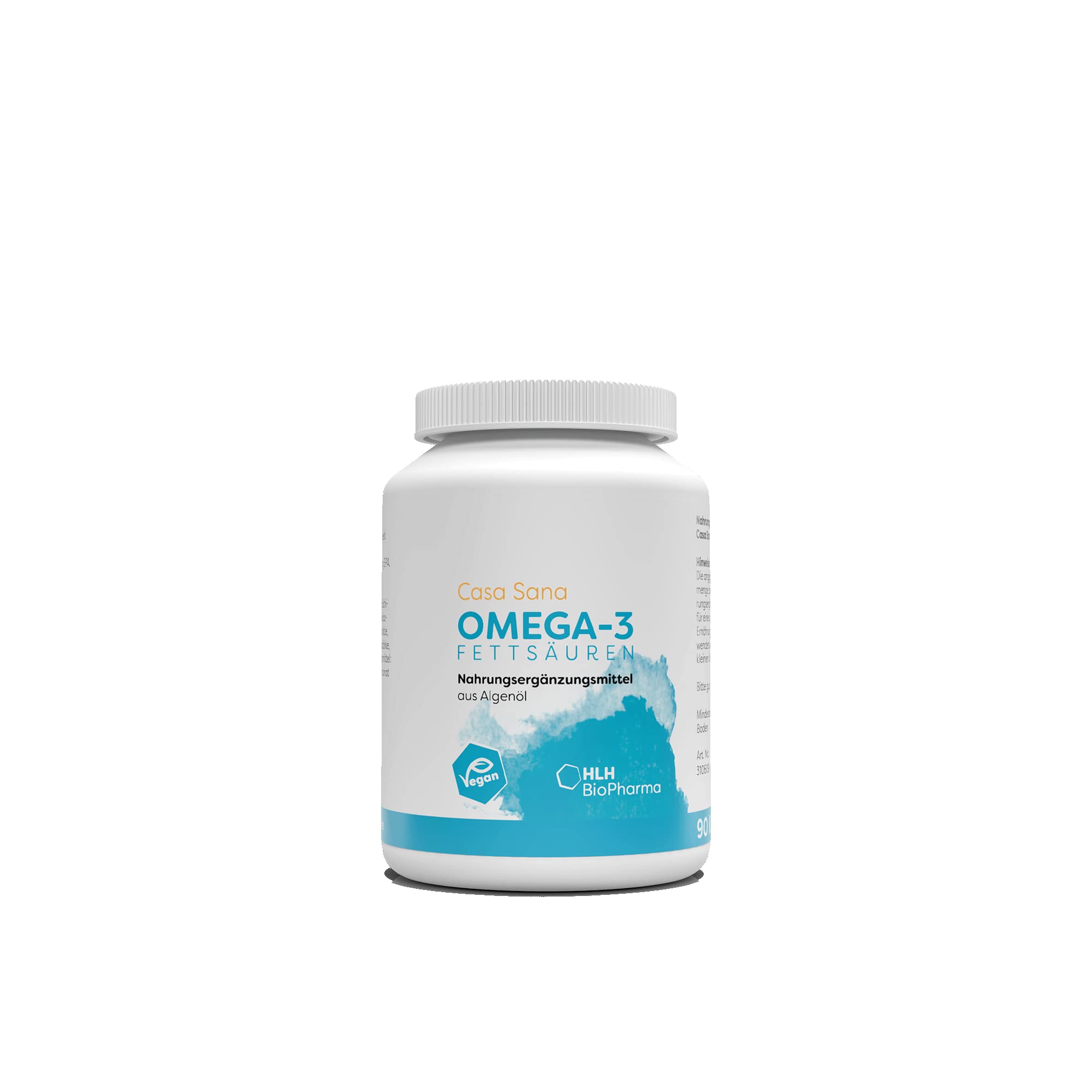 Casa Sana Omega 3 Fatty Acids 90 Capsules with EPA and DHA Vegan