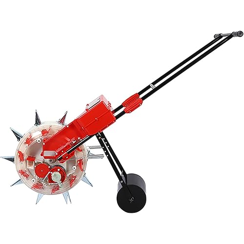 Garden Seeder, 16cm/6.3in Spacing Corn Planter, Seed Quantity Adjustable Seeder for Sowing Corn Soybeans 10 Seeding Nozzles
