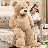 Toys Studio 51 inch Big Teddy Bear Cute Giant Stuffed Animals Soft Plush Toy for Girlfriend Kids for Birthday Christmas Valentine's Day