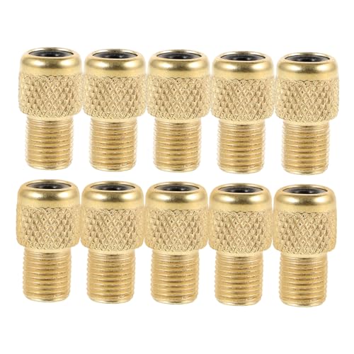 BESPORTBLE Easy Install Bike Tire Pump Converter 10pcs Set Car Adapter to Valve UK to Us Valve Universal Fit