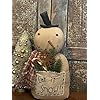   Primitives-Supplies-for-Grubby-Primitive-Rustic-Christmas-Snowman-W-Let-It-Snow-Pocket-Stump-Doll-12-for-Holiday-Kitchen-Farhouse-Home-Decor