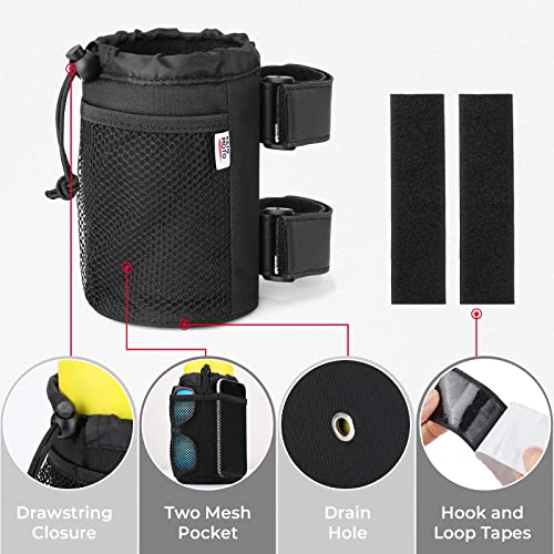 Kemimoto Cup Holder, Roll Bar Cup Holder for UTVs Wheelchair Scooter