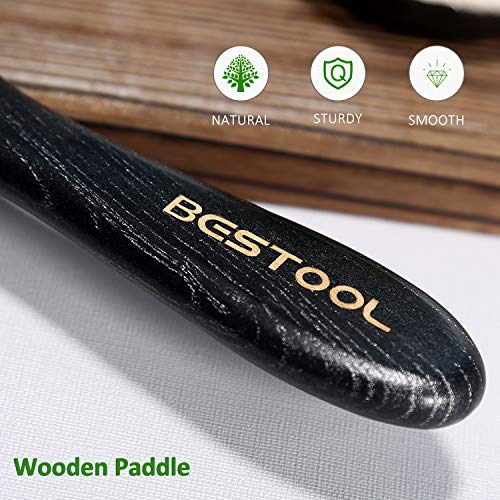 BESTOOL Hair Brush, Paddle Detangler Brush with Metal Bristles for Women/Men/Kids Detangling & Massaging, Anti Static, Best for All Hair Types Wet & Dry Daily Use (Oval) - Image 2