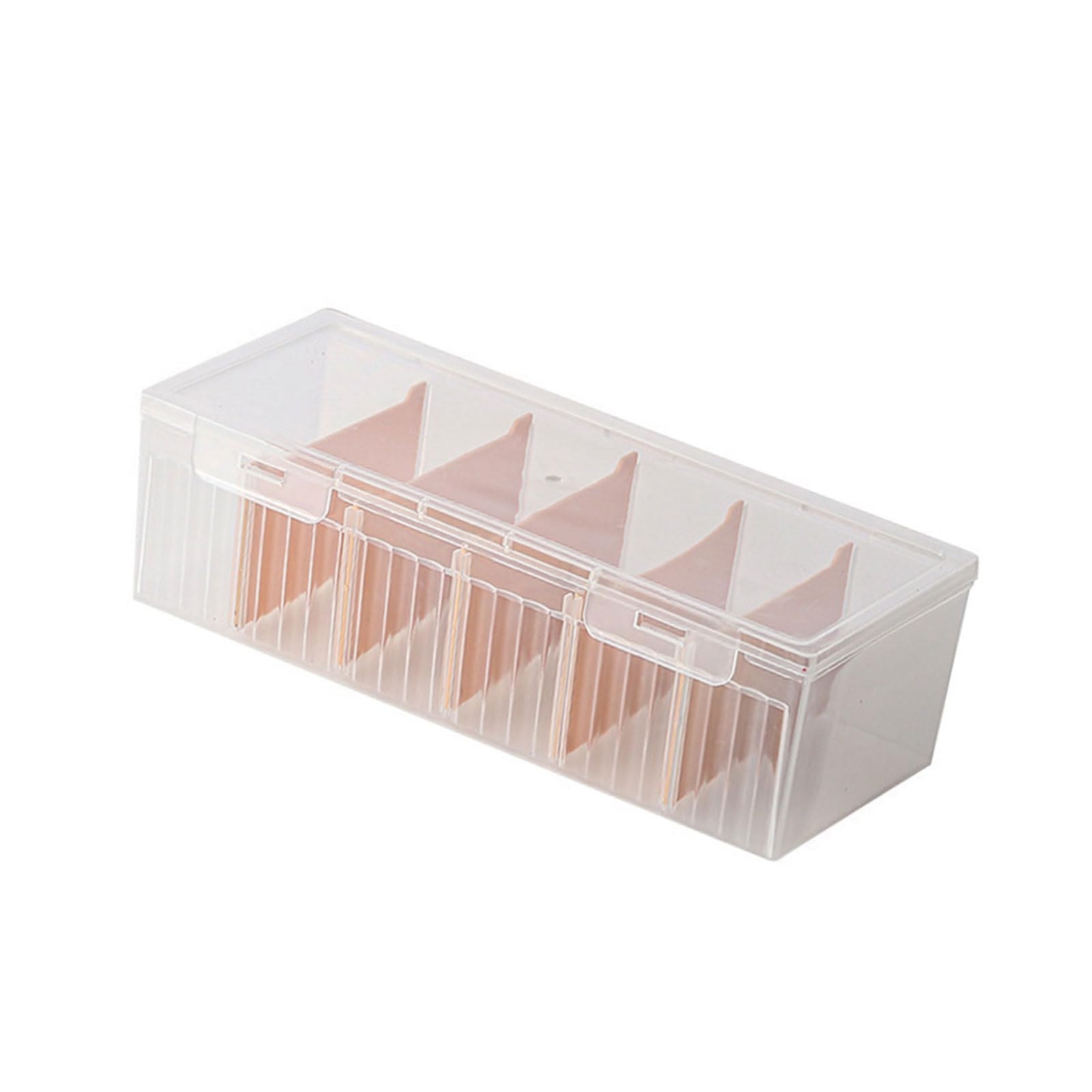 HDOYTXXM Clear Card Box Cover Included Adjustable Sections for Organizing Business Cards Flashcards Collectibles Adjustable Box