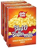 JOLLY TIME Natural Mini's Microwave Popcorn Bags, Single Serving Mini Snack Size, Gluten Free 3 Pack...