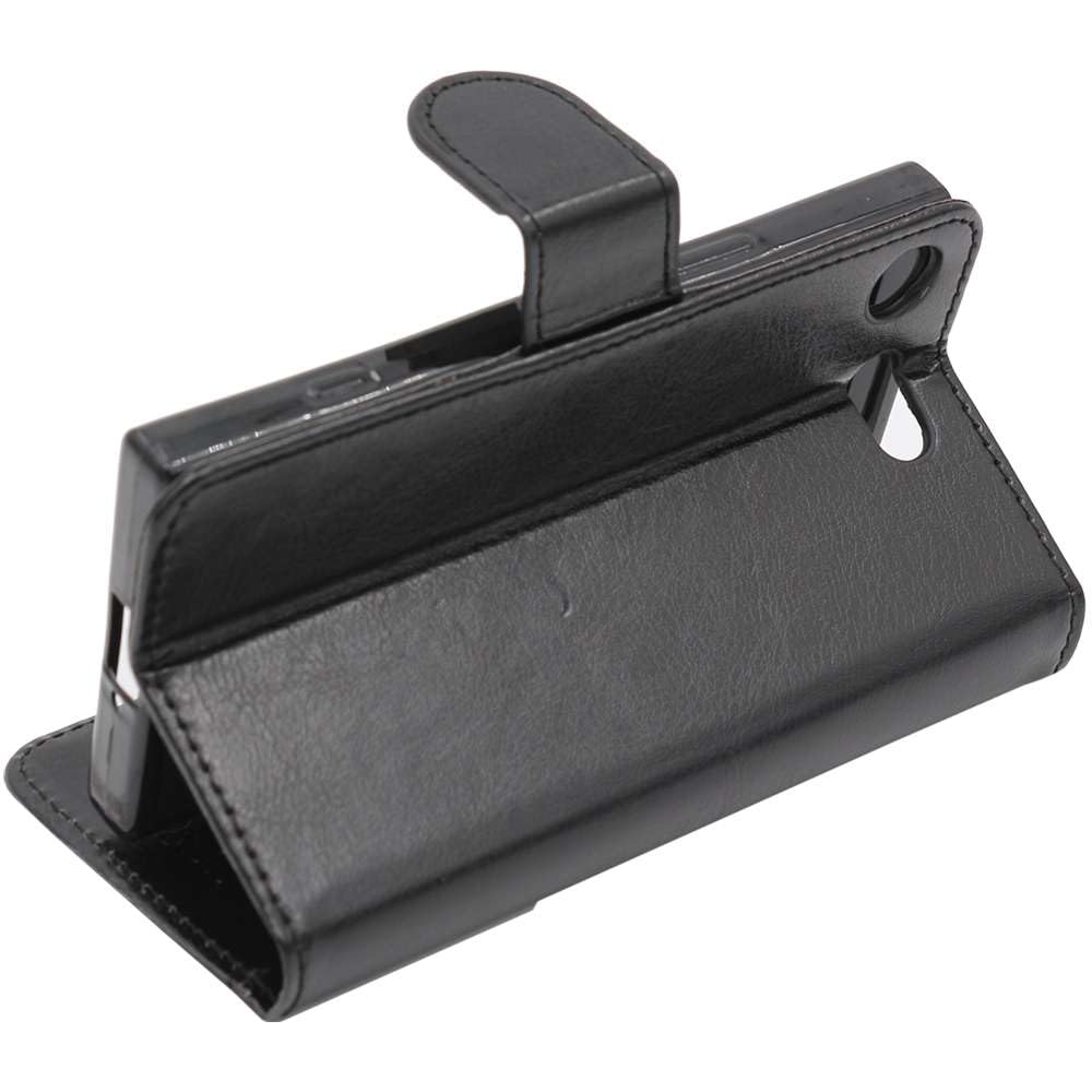 Cover EbestStar Per Sony Xperia Z1 (L39H, C6906) | Custodia In Pelle PU Con Risvolto, Penna E 3 Pellicole, Nero