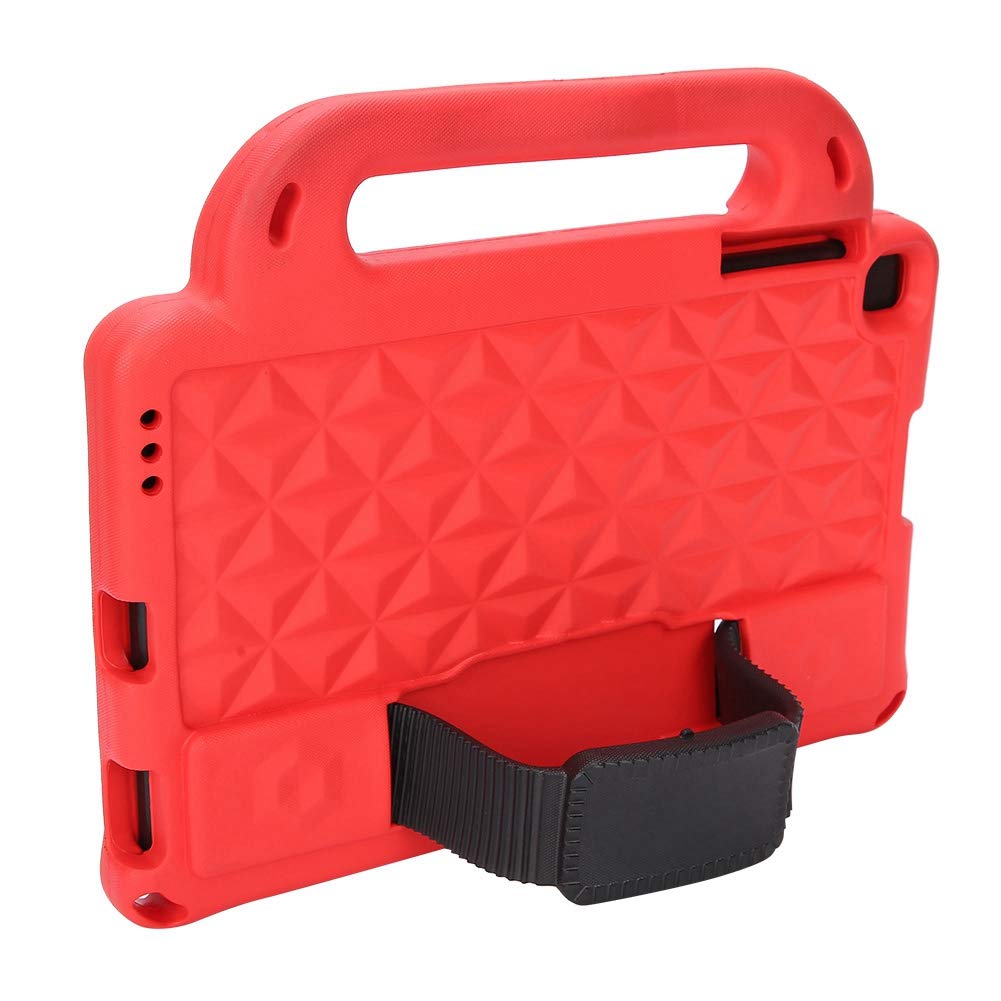 Ejoyous Custodia per Tablet Custodia Protettiva per Tablet EVA per Tab A 10.1 2019 SM T510 T515 Antiurto Supporto A 3 Strati Tracolla per Bambini Studenti Insegnanti Viaggi Lavoro (rosso)